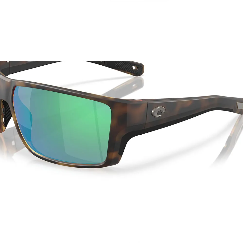 Купить Costa 06S9080-90801563 поляризованные солнцезащитные очки Reefton pro Matte Tortoise Green Mirror 580G/CAT3 7ft.ru в интернет магазине Семь Футов