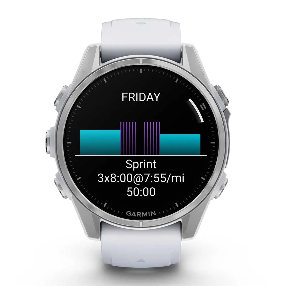 Купить Garmin 010-02903-00 Smartwatch Fenix 8 AMOLED 43 mm  White 7ft.ru в интернет магазине Семь Футов