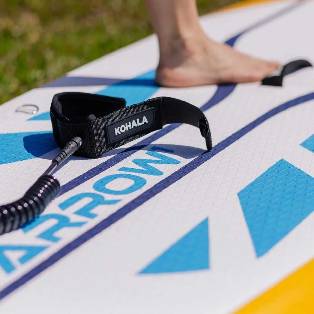 Купить Kohala 1637 Надувной комплект для падлбординга Arrow 1 Paddle Surf Board 10´2´´ Yellow / Blue / White 175x55x28 310 cm 7ft.ru в интернет магазине Семь Футов