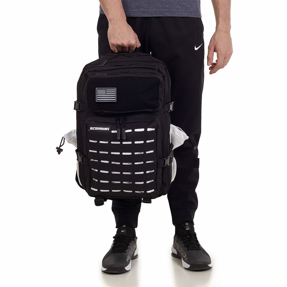 Купить Elitex training X001OEKRVL V2 45L Тактический рюкзак Черный Black / White 7ft.ru в интернет магазине Семь Футов