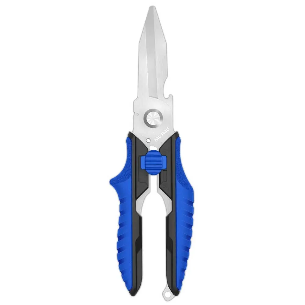 Купить Mustad MTS-008-HD Ножницы MTS008 Голубой  Blue 8´´ 7ft.ru в интернет магазине Семь Футов