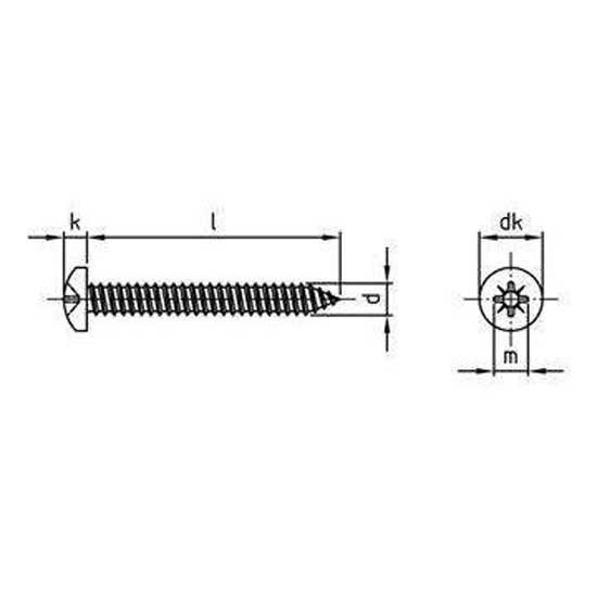 Купить Euromarine VIXVTC5538-25 A4 DIN 7981 5.5x38 mm Лист Винт 25 единицы Серебристый Silver 7ft.ru в интернет магазине Семь Футов