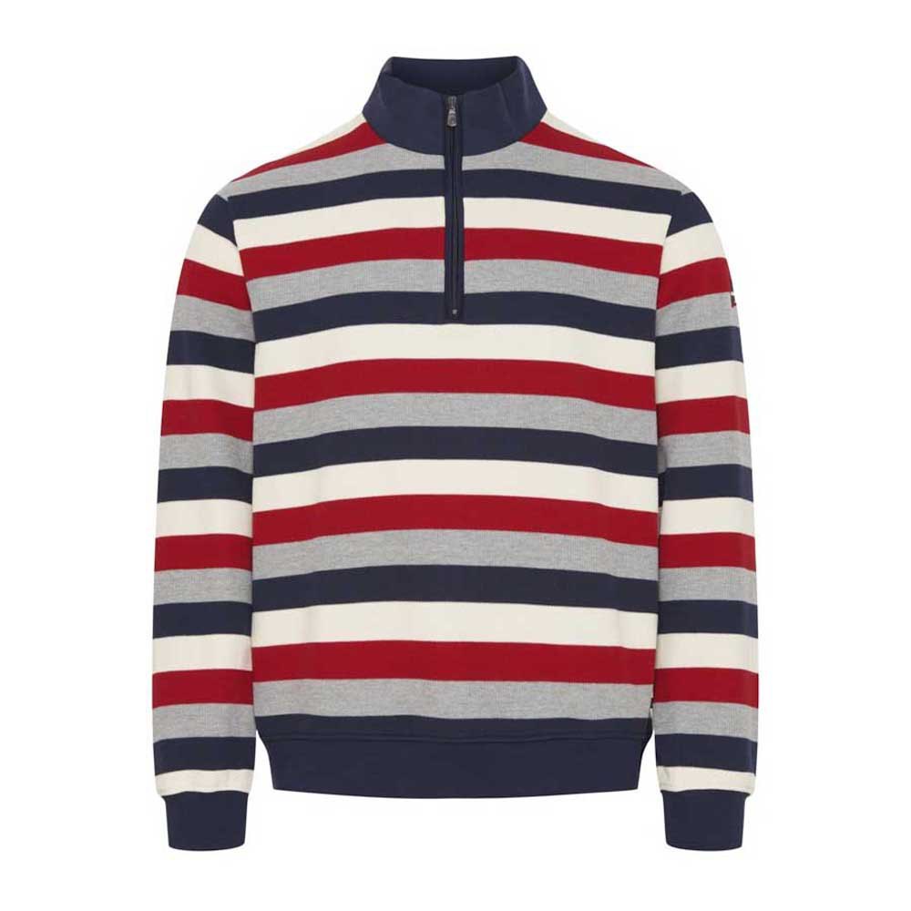 Купить Sea ranch 23-7-5024-L Свитер с полумолнией Hutchinson Многоцветный Sr Navy / Grey Melange / Sr Red L 7ft.ru в интернет магазине Семь Футов