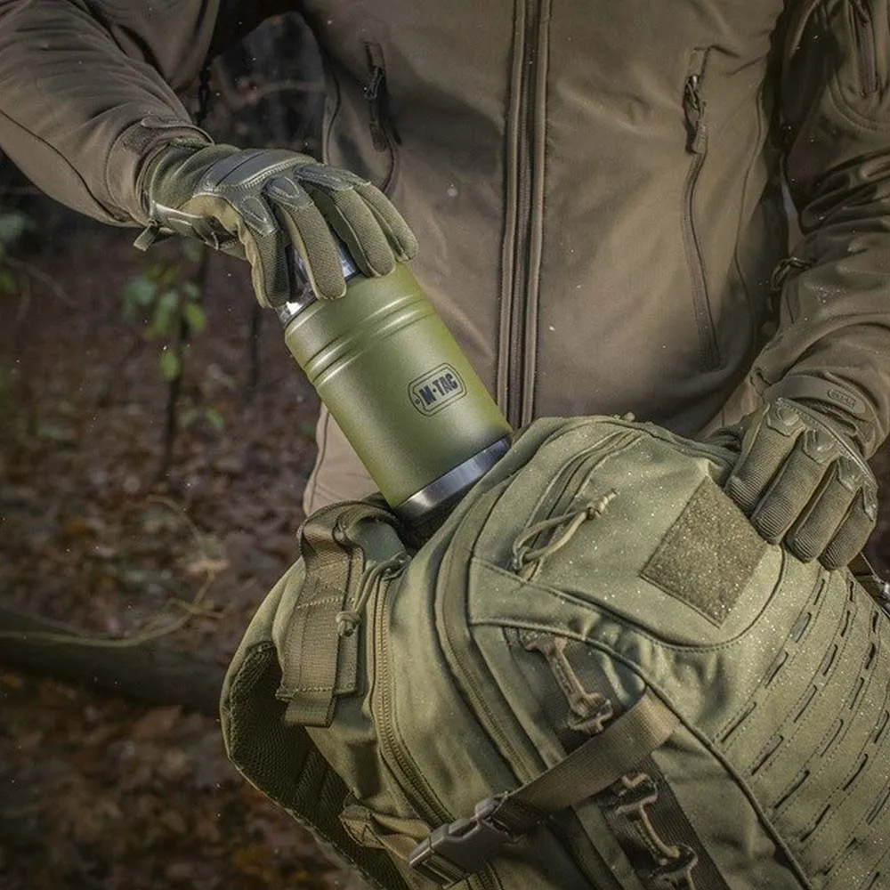 Купить M-tac un-r02-750a Термос со складной ложкой нержавеющая сталь 750ml Olive Green 10x22x11 7ft.ru в интернет магазине Семь Футов