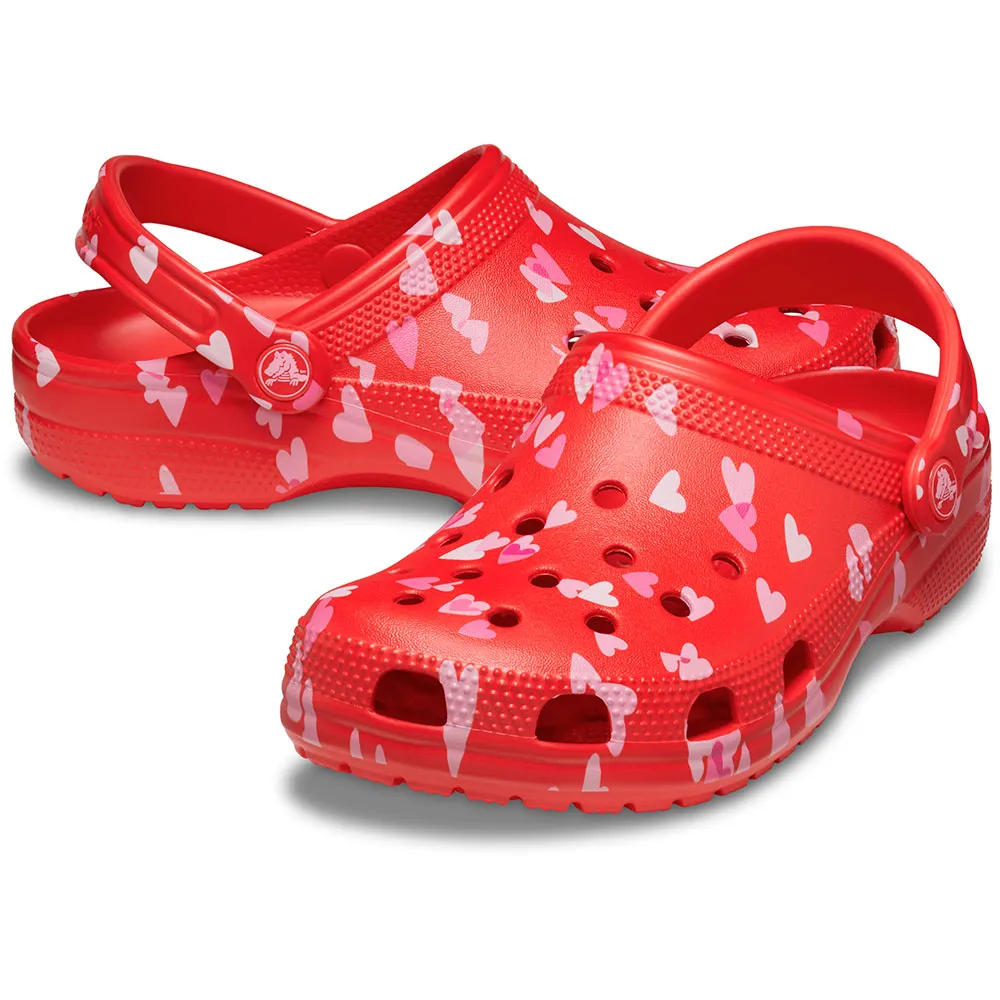 Купить Crocs 209682-6zr-m9/w11 Деревянные башмаки Classic Vday Cherry Red 35x25x15 EU 42 7ft.ru в интернет магазине Семь Футов
