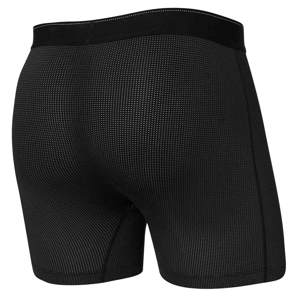 Купить SAXX Underwear SXBB70F.BL2.S Боксёр Quest Fly Черный  Black II S 7ft.ru в интернет магазине Семь Футов