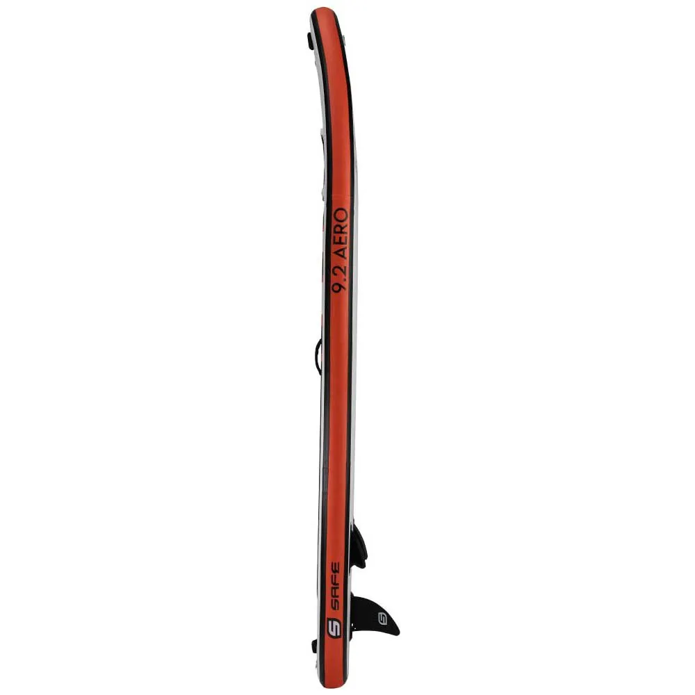 Купить Safe waterman hc100.021 Надувной комплект для падлбординга Aero 9´2´´ White / Black / Red 132x56x35 279.4 cm 7ft.ru в интернет магазине Семь Футов