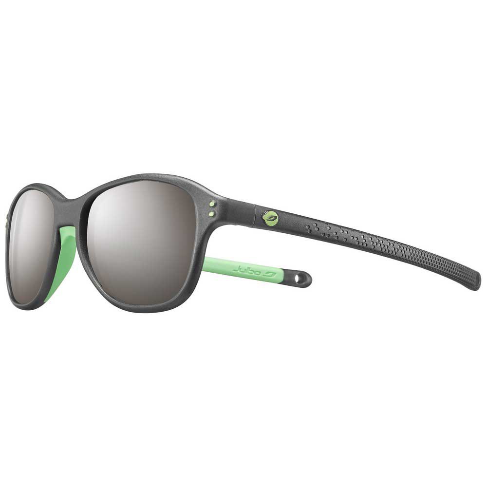 Купить Julbo JU5241114 Boomerang Солнцезащитные Очки  Black Tanslucent / Green Smoked Silver Flash /CAT3 7ft.ru в интернет магазине Семь Футов