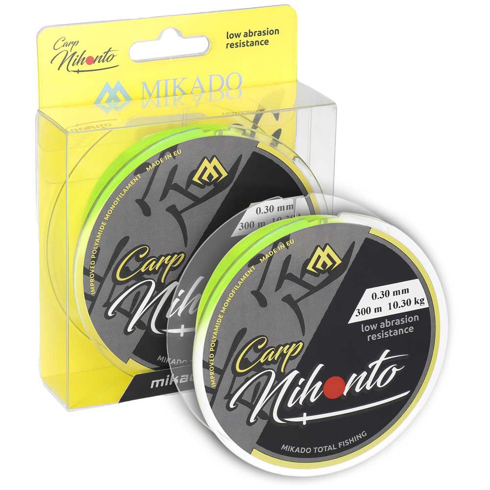 Купить Mikado ZNKF3-025 Nihonto Carp 300 m Монофиламент  Fluo Yellow 0.250 mm 7ft.ru в интернет магазине Семь Футов