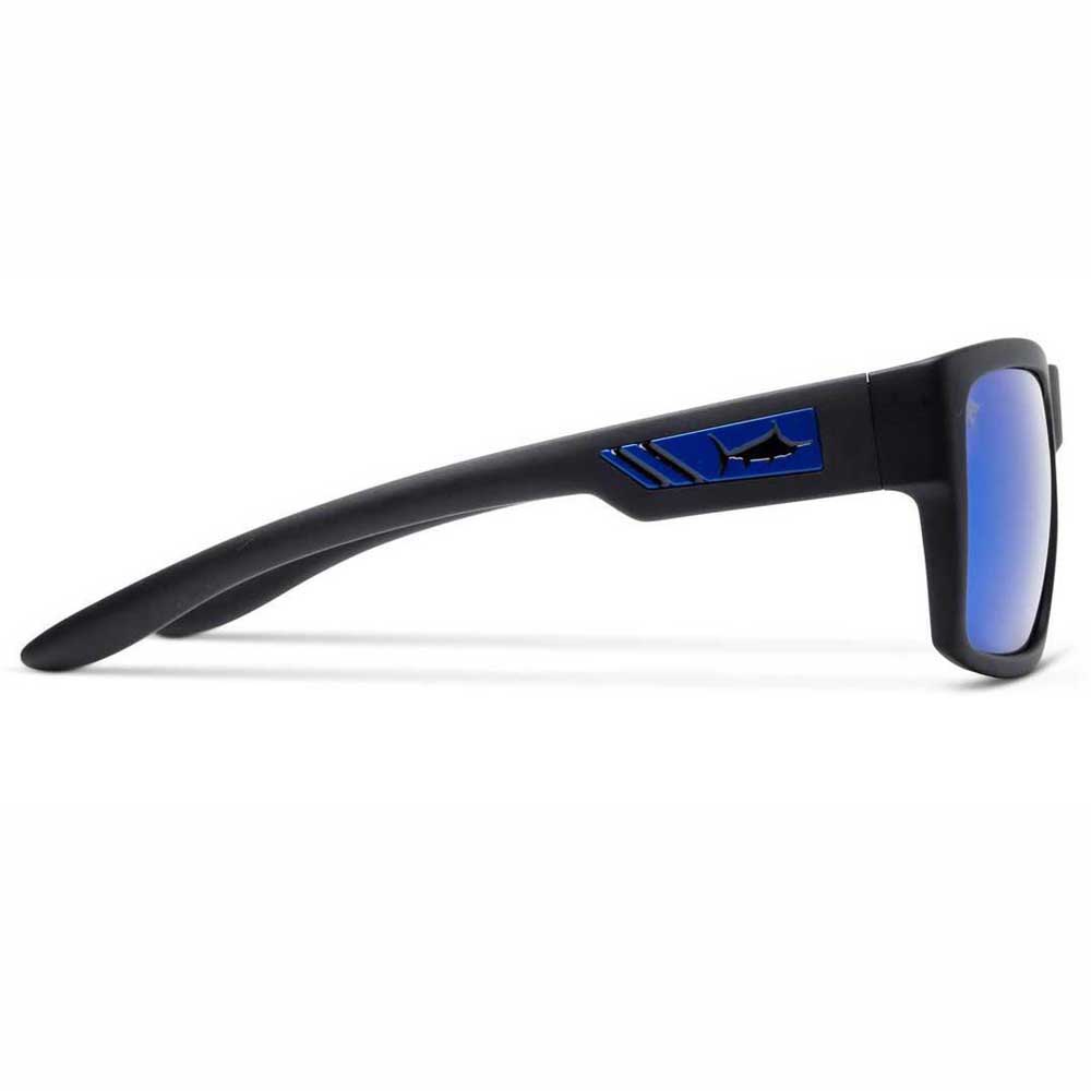 Купить Pelagic 1501181002-MBBL-OS поляризованные солнцезащитные очки Shark Bite Matte Black Blue Mirror Polarized 7ft.ru в интернет магазине Семь Футов
