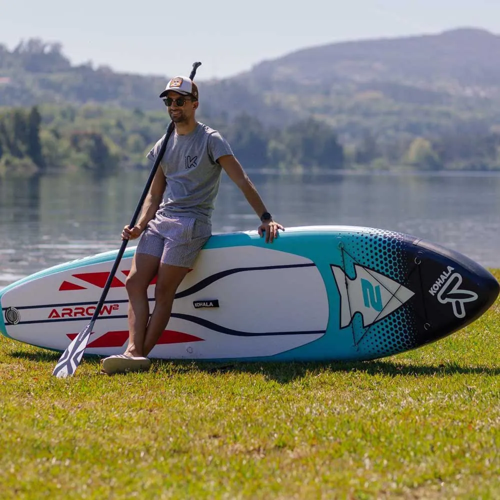 Купить Kohala 1638 Надувной комплект для падлбординга Arrow 2 11´´ Blue / White / Red 175x55x28 335 cm 7ft.ru в интернет магазине Семь Футов