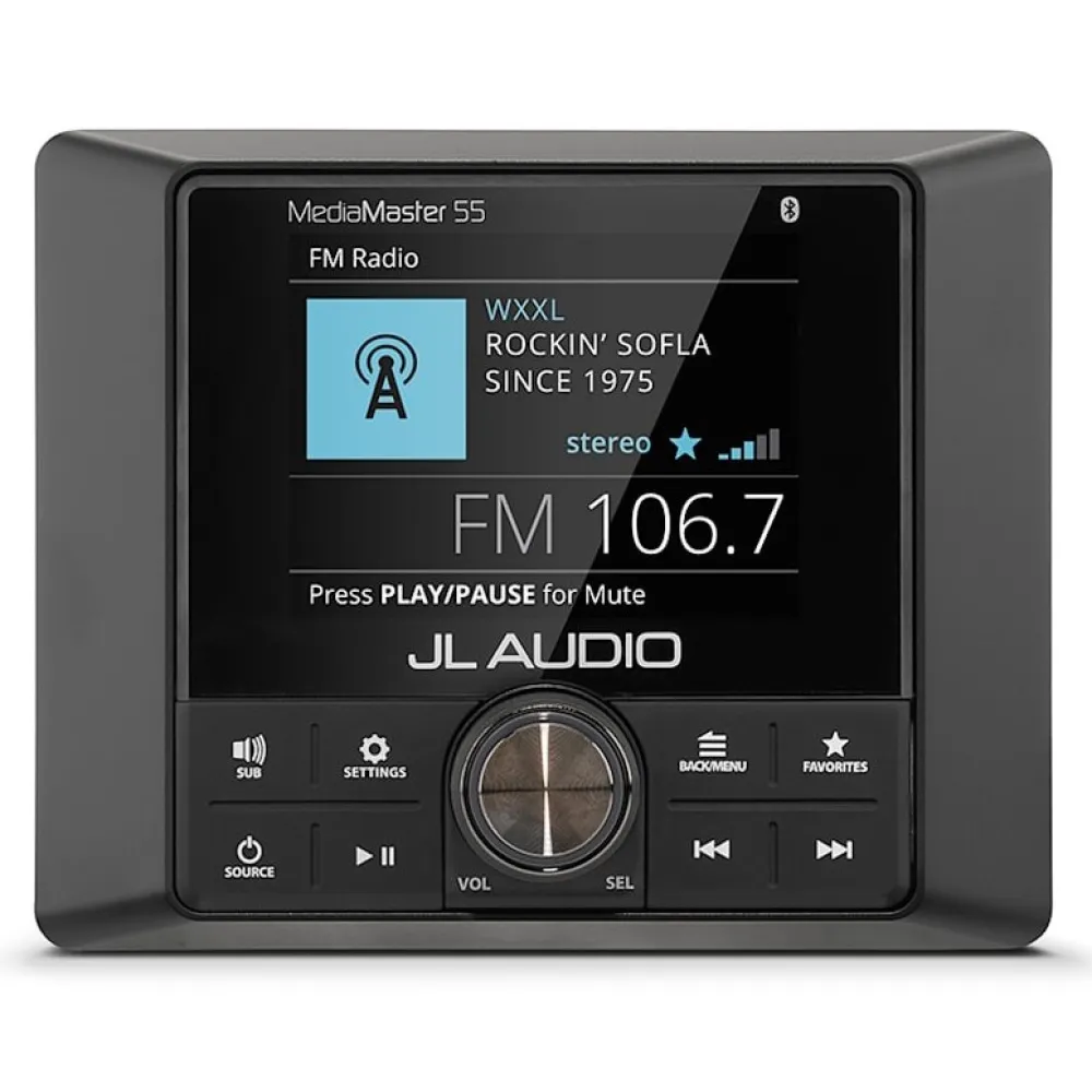 Купить Garmin 010-03365-00 Усилитель JL Audio® MediaMaster® 55 Full-Color LCD Display Weatherproof Black 7ft.ru в интернет магазине Семь Футов