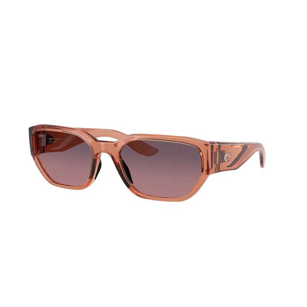 Купить Costa 06s9125-91250558 поляризованные солнцезащитные очки Clemente Translucent Pink Sands 20x10x10 Rose Gradient 580G/CAT3 7ft.ru в интернет магазине Семь Футов