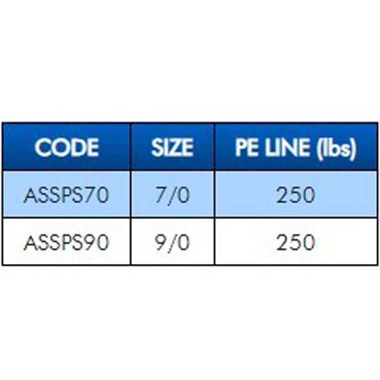 Купить Colmic ASSPS70 Assist hook Power Short Braid  White / Bronze 7/0 7ft.ru в интернет магазине Семь Футов