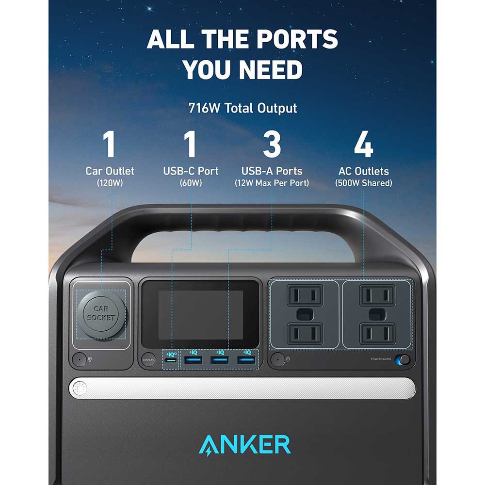 Купить  Портативная Электростанция Anker ANK-A1751 535 512Вт/ч 7ft.ru в интернет магазине Семь Футов