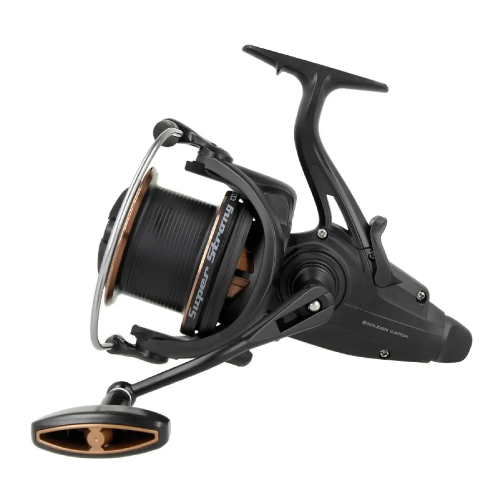 Купить Golden catch 1039065 Катушка для карпфишинга Super Strong Black / Green 20x20x15 10000BR 7ft.ru в интернет магазине Семь Футов