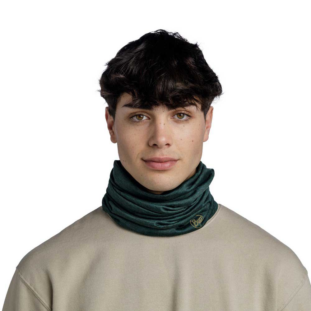 Купить Buff ® 113010.313.10.00 Шарф-хомут Merino Lightweight Зеленый Solid Silversage 7ft.ru в интернет магазине Семь Футов