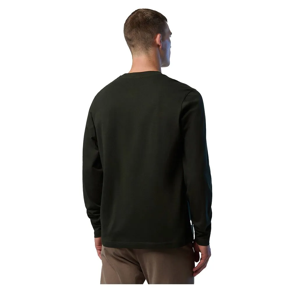 Купить North sails 692971-0440-XL Футболка с длинным рукавом Basic Bollo Черный Forest Green XL 7ft.ru в интернет магазине Семь Футов