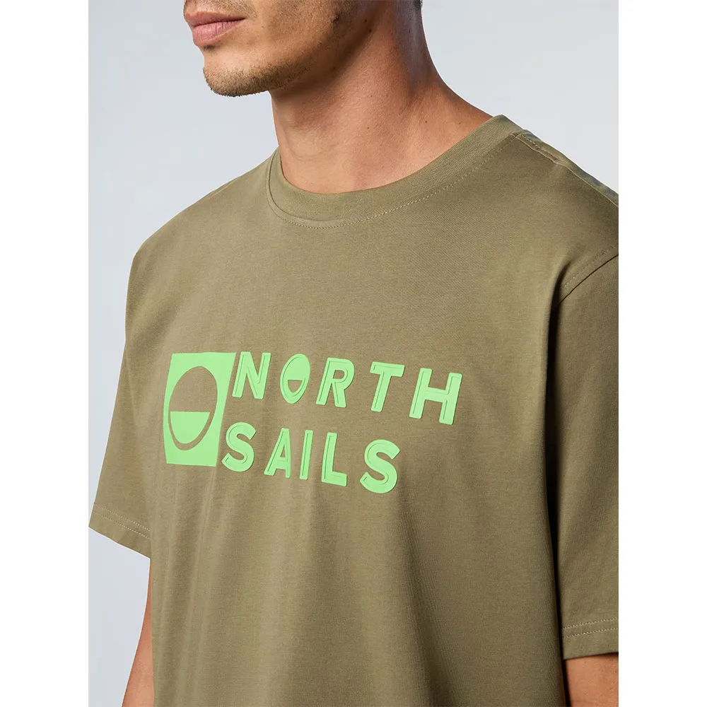 Купить North sails 693028-0421-XL Футболка с коротким рукавом Graphic 693028 Зеленый Deep Green XL 7ft.ru в интернет магазине Семь Футов