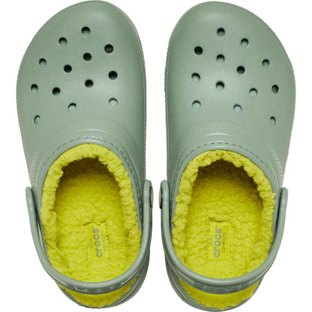 Купить Crocs 207010-308-j5 Деревянные башмаки Classic Lined K Moss 35x25x15 EU 37 7ft.ru в интернет магазине Семь Футов