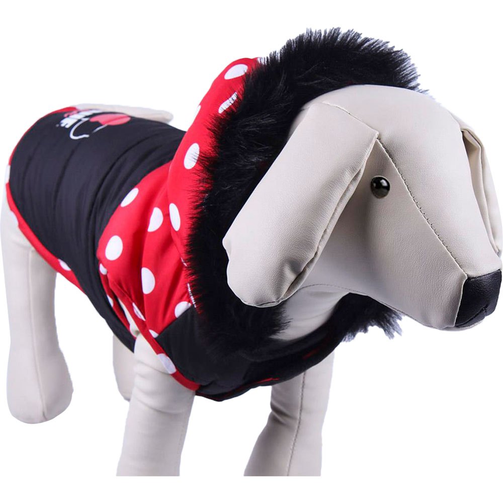 Купить Cerda group 2800000164-BLACK-XS Minnie Куртка для собак Красный Black XS 7ft.ru в интернет магазине Семь Футов