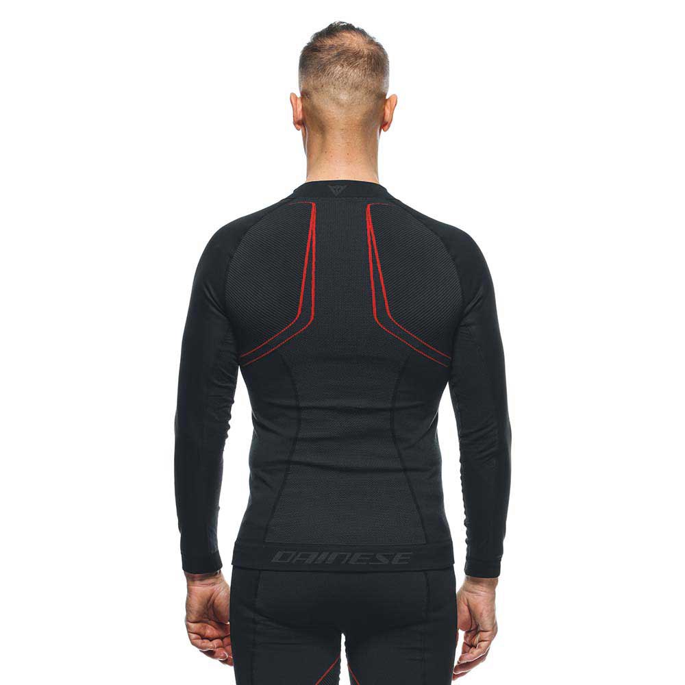 Купить Dainese 201916015-606-M Компрессионная футболка с длинным рукавом No Wind Thermo Черный Black / Red M 7ft.ru в интернет магазине Семь Футов