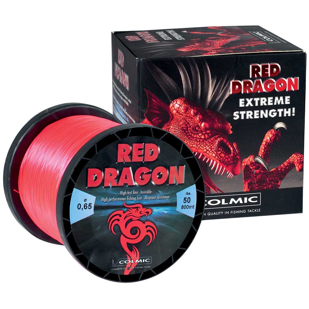 Купить Colmic NYRE51 Монофиламент Red Dragon 800 m  Red 0.650 mm 7ft.ru в интернет магазине Семь Футов