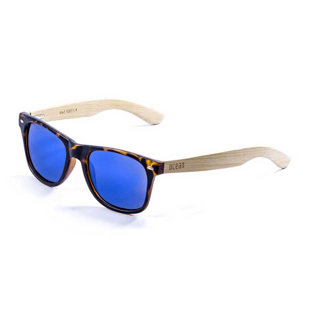Купить Ocean sunglasses 50011.4 Деревянные поляризованные солнцезащитные очки Beach Demy Brown / Blue 7ft.ru в интернет магазине Семь Футов