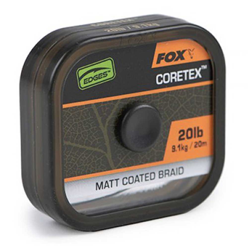 Купить Fox international CAC816 Naturals Coretex 20 m Карповая Ловля Black 25 Lbs 7ft.ru в интернет магазине Семь Футов