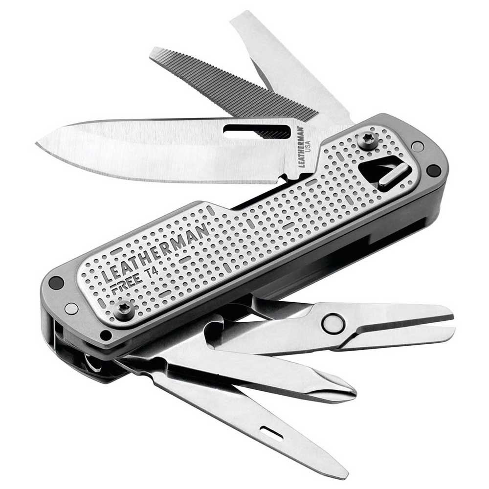 Купить Leatherman 832686 Free T4 Мульти Инструмент Серебристый Silver 7ft.ru в интернет магазине Семь Футов