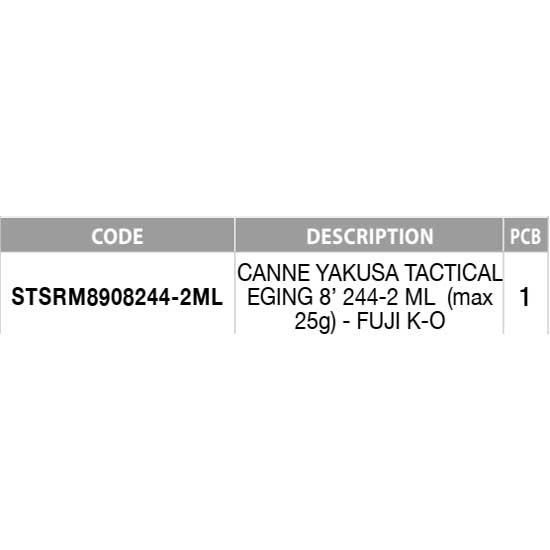 Купить Sunset STSRM8908244-2ML Yakusa Tactical Стержень Для Яиц  Grey 2.44 m 7ft.ru в интернет магазине Семь Футов