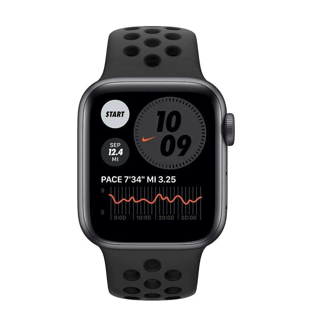 Купить Apple M07E3TY/A Watch Nike Series 6 GPS+Cellular 40 mm Черный Space Grey / Anthracite / Black 7ft.ru в интернет магазине Семь Футов