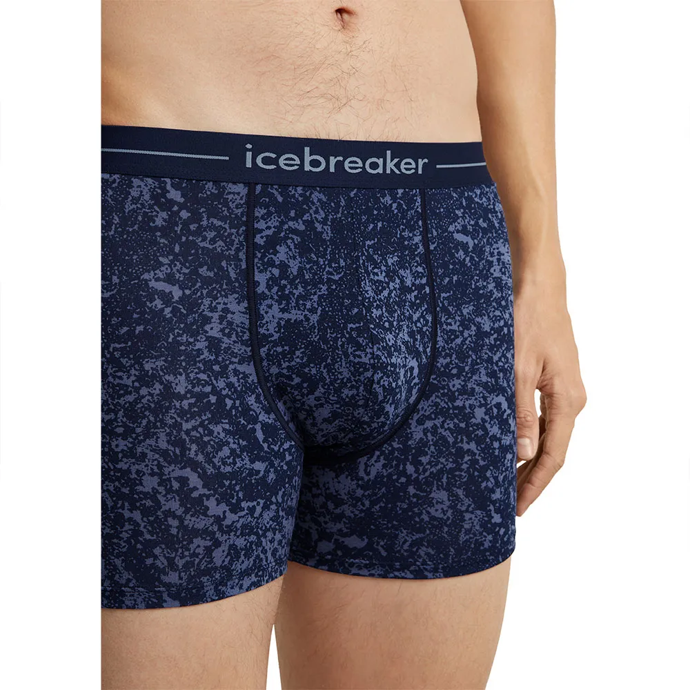 Купить Icebreaker 0a57j7ib00vs трусы-боксёры 150 Anatomica Midnight Navy / Aop 15x15x10 7ft.ru в интернет магазине Семь Футов
