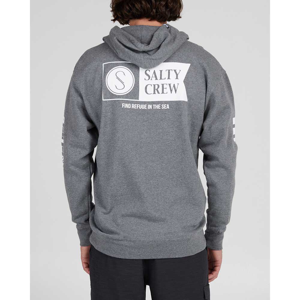 Купить Salty crew 20335063-GUNHEA-M флисовая толстовка Alpha Серый Gunmetal Heather M 7ft.ru в интернет магазине Семь Футов