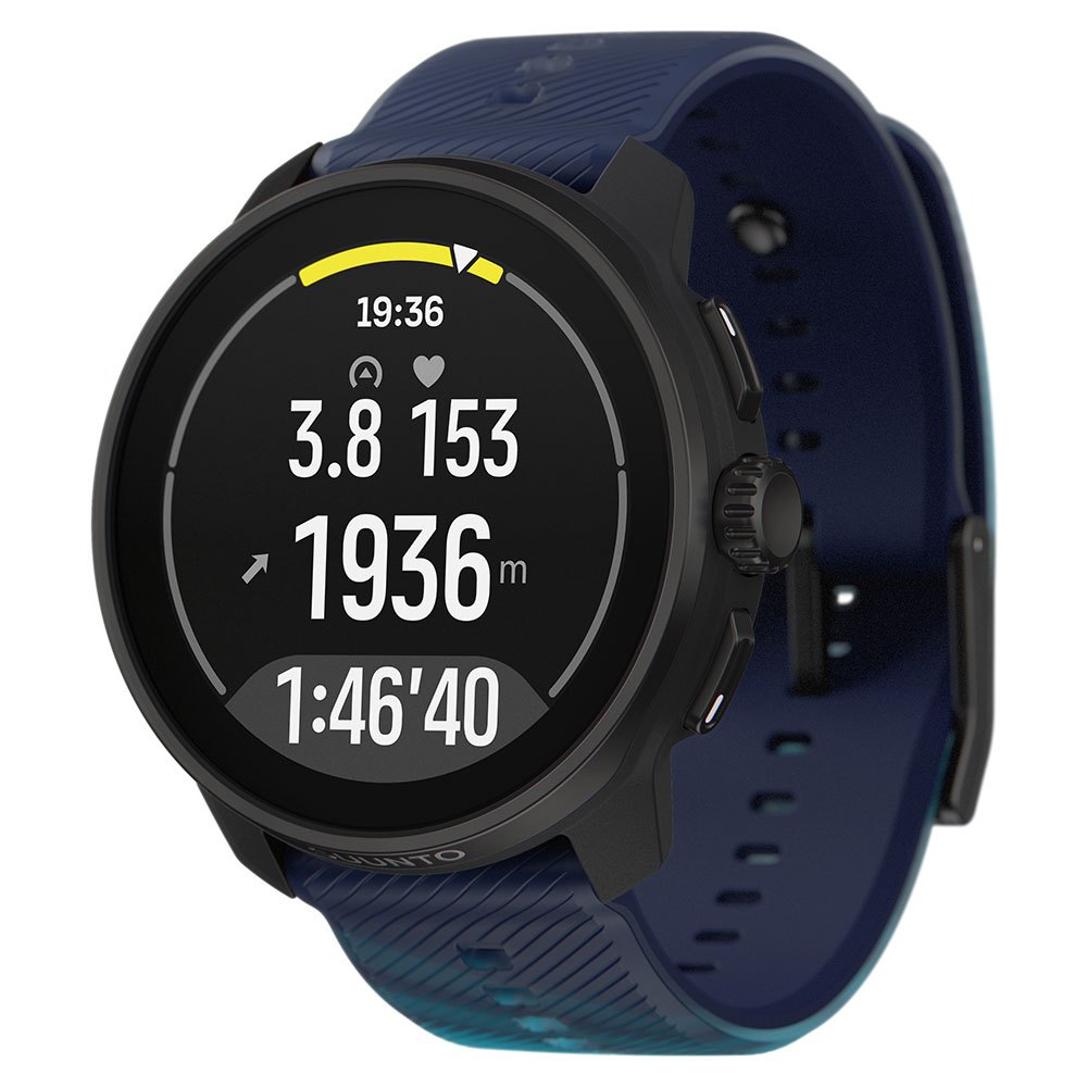 Купить Suunto SS051034000 Часы Race S UTMB World Series Голубой  All Black / Navy Blue 7ft.ru в интернет магазине Семь Футов