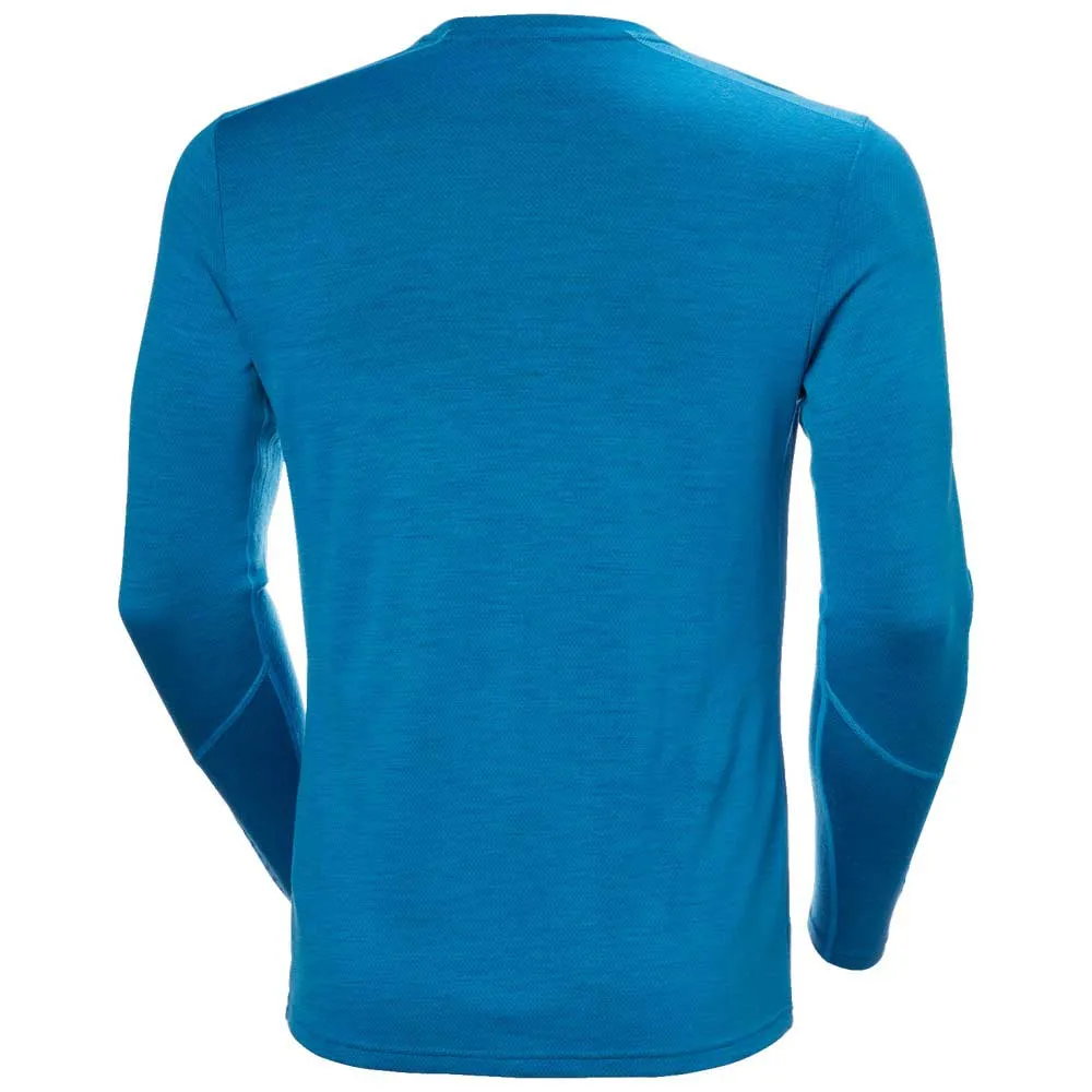 Купить Helly hansen 49364_578-xl Базовый слой с длинным рукавом Lifa Merino Midweight Crew Neptune Blue 22x13x5 7ft.ru в интернет магазине Семь Футов