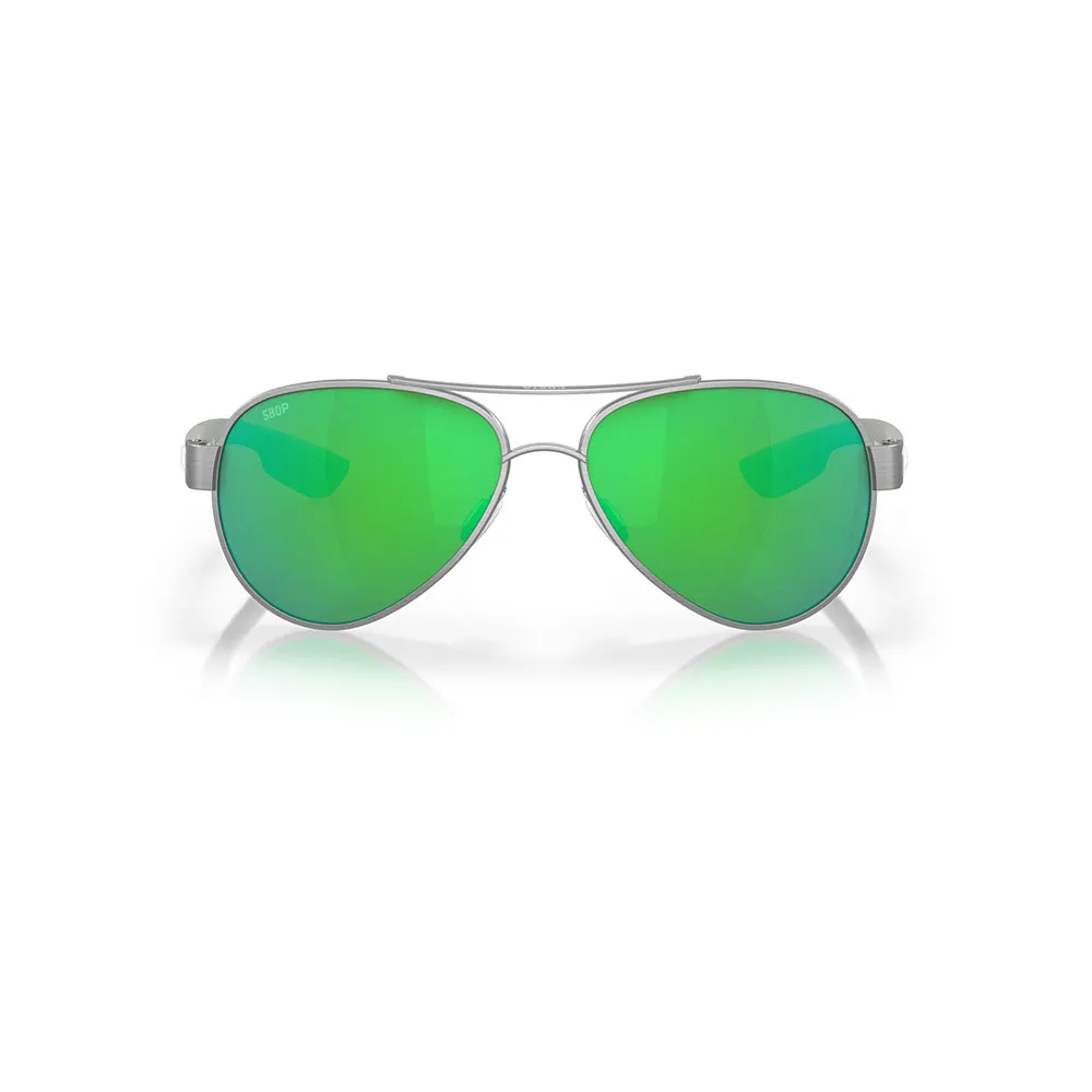 Купить Costa 06S4006-40060956 Поляризованные солнцезащитные очки Loreto Mirror Oc Ocearch Silver Green Mirror 580P/CAT2 7ft.ru в интернет магазине Семь Футов