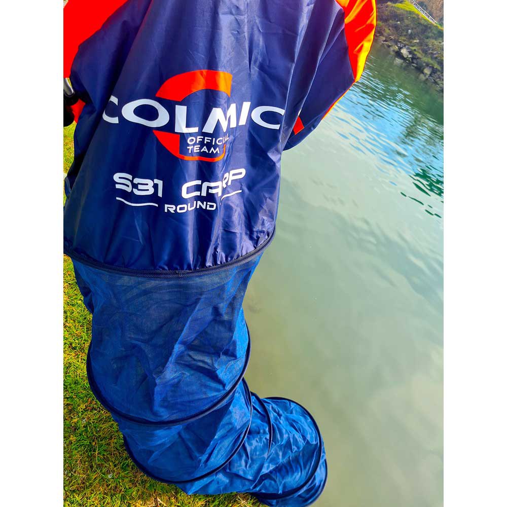 Купить Colmic NACR123F круглый подсак S31 Carp  Blue / Orange 300 cm 7ft.ru в интернет магазине Семь Футов