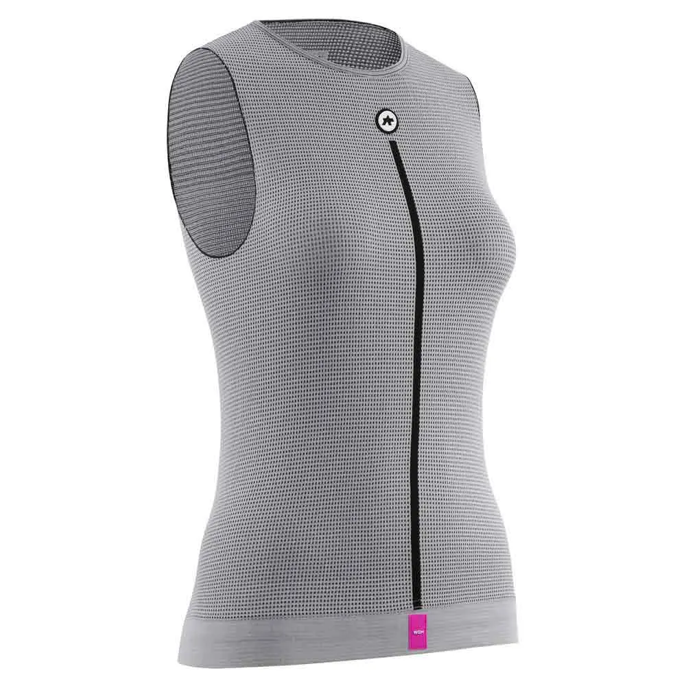 Купить Assos p12.40.468.1o.ii базовый слой без рукавов 1/3 Skin P1 Grey Series 30x25x2 7ft.ru в интернет магазине Семь Футов