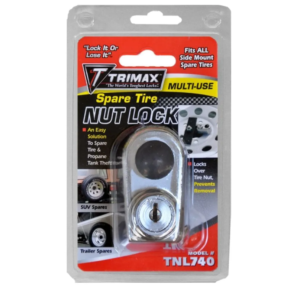 Купить Trimax locks 255-tnl740 TNL740 Гайка фиксатора запасного колеса Silver 8x10x14 7ft.ru в интернет магазине Семь Футов