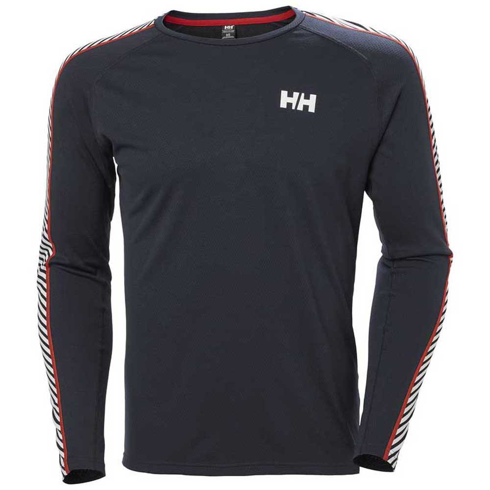 Купить Helly hansen 49412_597-2XL Базовый слой с длинным рукавом Lifa Active Stripe Crew Черный Navy 2XL 7ft.ru в интернет магазине Семь Футов