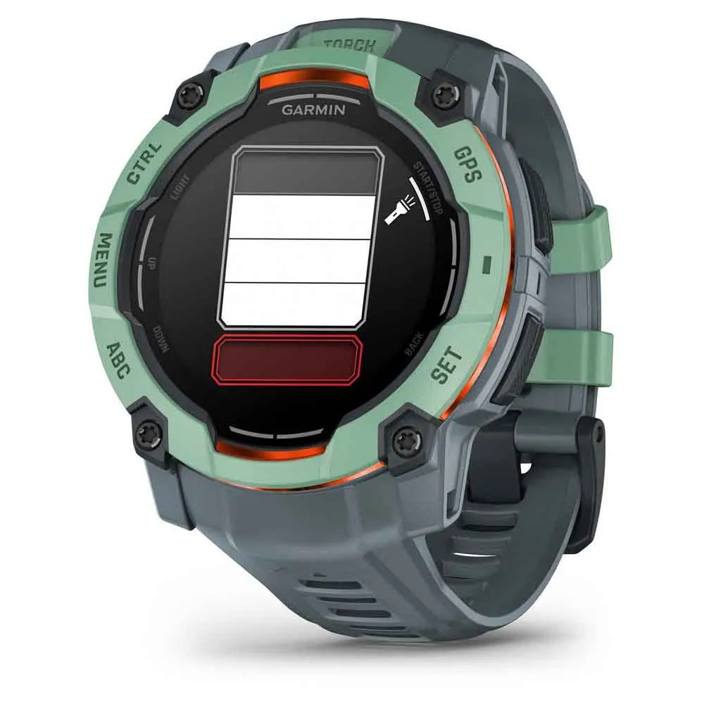 Купить Garmin 010-03020-01 Часы Instinct 3 50 mm Amoled Зеленый  Green / Grey 7ft.ru в интернет магазине Семь Футов