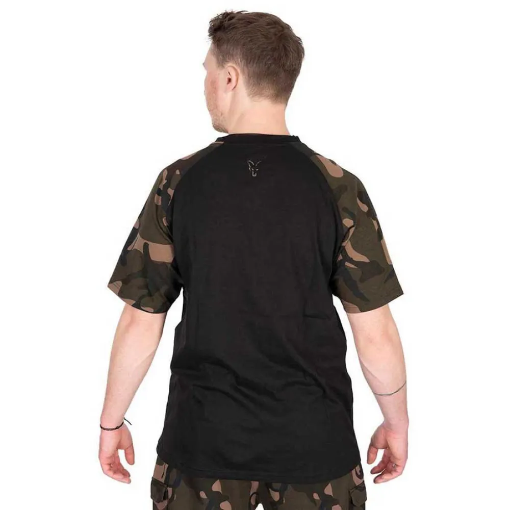 Купить Fox international CFX268 Футболка с коротким рукавом Outline Черный Black / Camo M 7ft.ru в интернет магазине Семь Футов