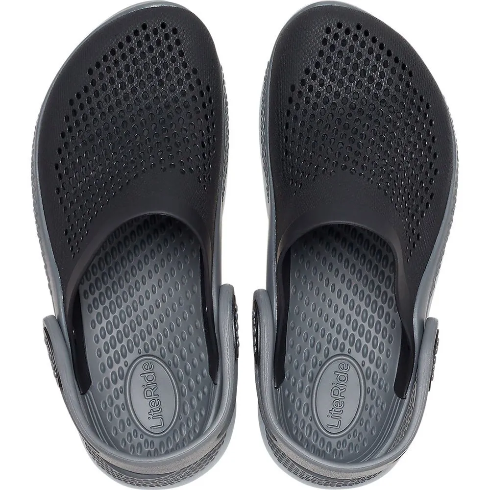 Купить Crocs 207021-0dd-j4 Деревянные башмаки Literide 360 Black / Slate Grey 35x25x15 EU 36 7ft.ru в интернет магазине Семь Футов