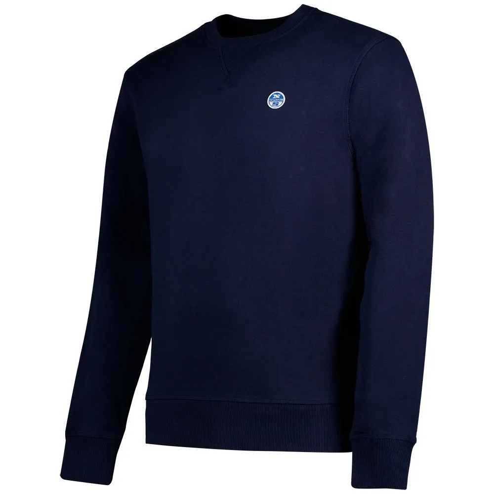 Купить North sails 691000-0802-7 Толстовка Logo Голубой  Navy Blue 3XL 7ft.ru в интернет магазине Семь Футов
