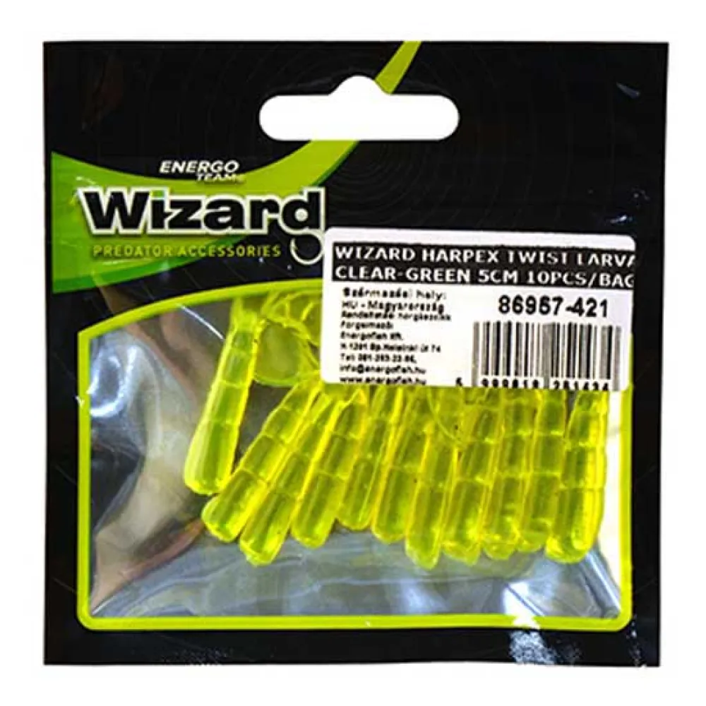 Купить Wizard 86957-191 Мягкий приманка Harpex Twist Larva Evo 40 mm 10 Единицы White 10x7x5 7ft.ru в интернет магазине Семь Футов