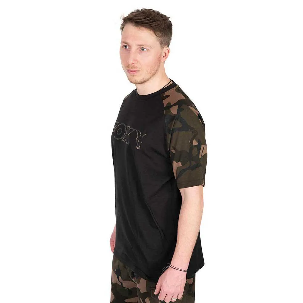 Купить Fox international CFX268 Футболка с коротким рукавом Outline Черный Black / Camo M 7ft.ru в интернет магазине Семь Футов