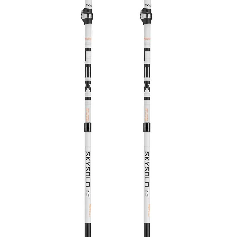 Купить Leki 65520731-125 трости Skysolo FX.One Carbon  White / Black / Orange 125 cm 7ft.ru в интернет магазине Семь Футов