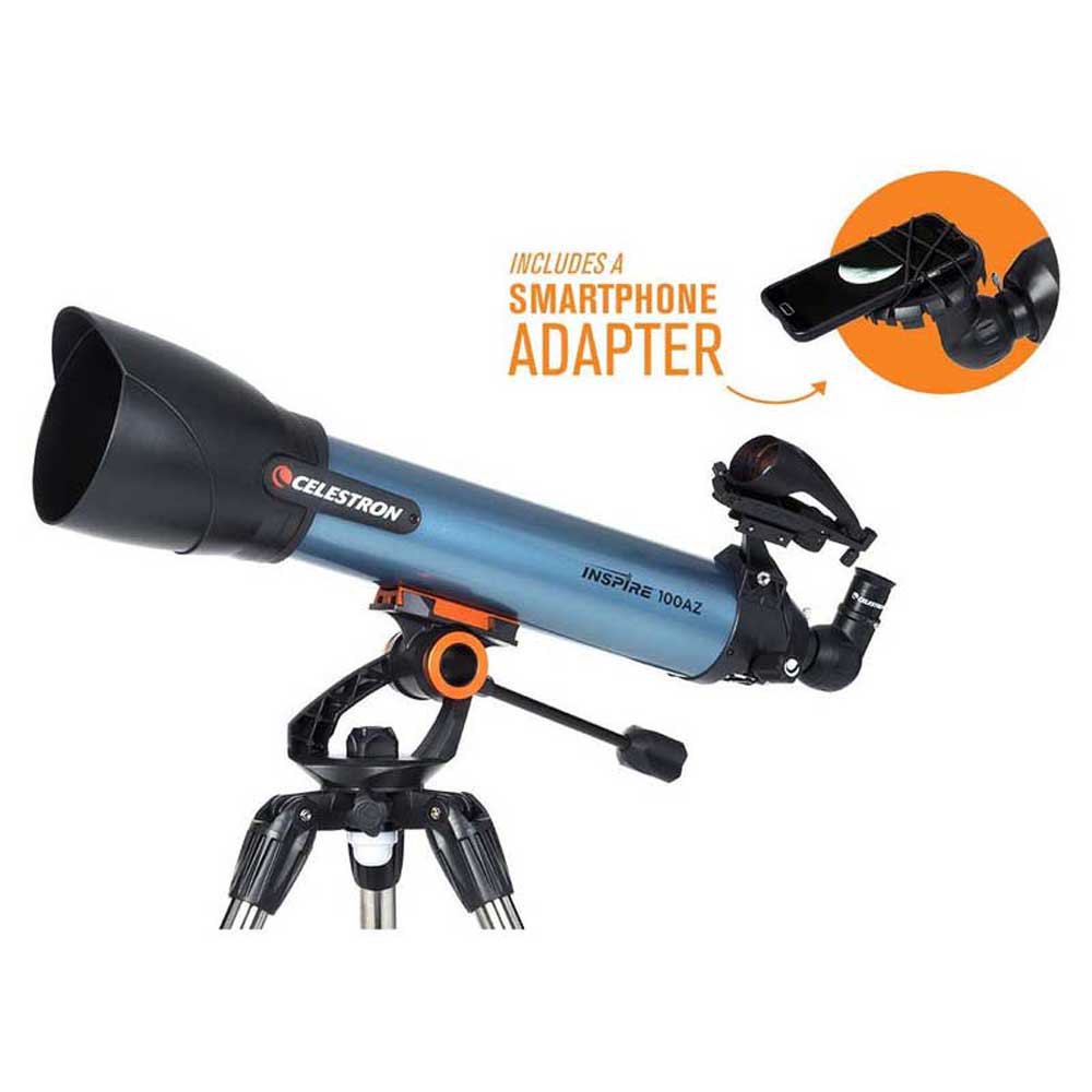 Купить Celestron C22403 Inspire 100mm AZ Refractor Телескоп  Black 7ft.ru в интернет магазине Семь Футов