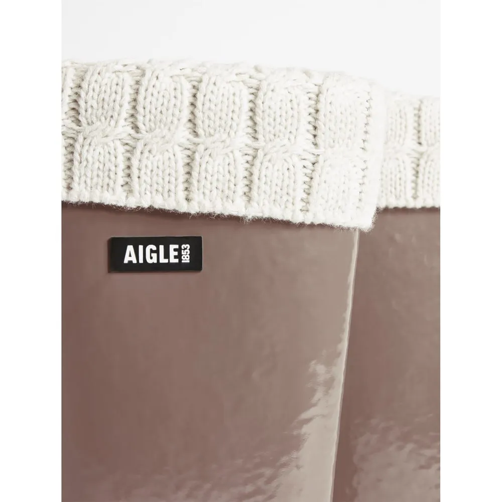 Купить Aigle na032-41 дождевые сапоги Eliosa Winter Chestnut 40x35x15 EU 41 7ft.ru в интернет магазине Семь Футов